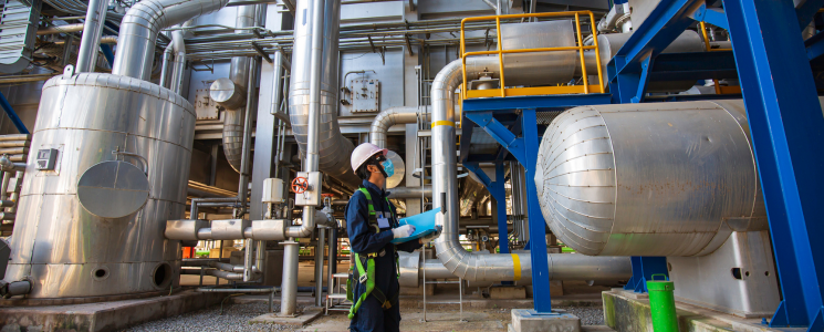Chemical oil gas and petrochemical plants